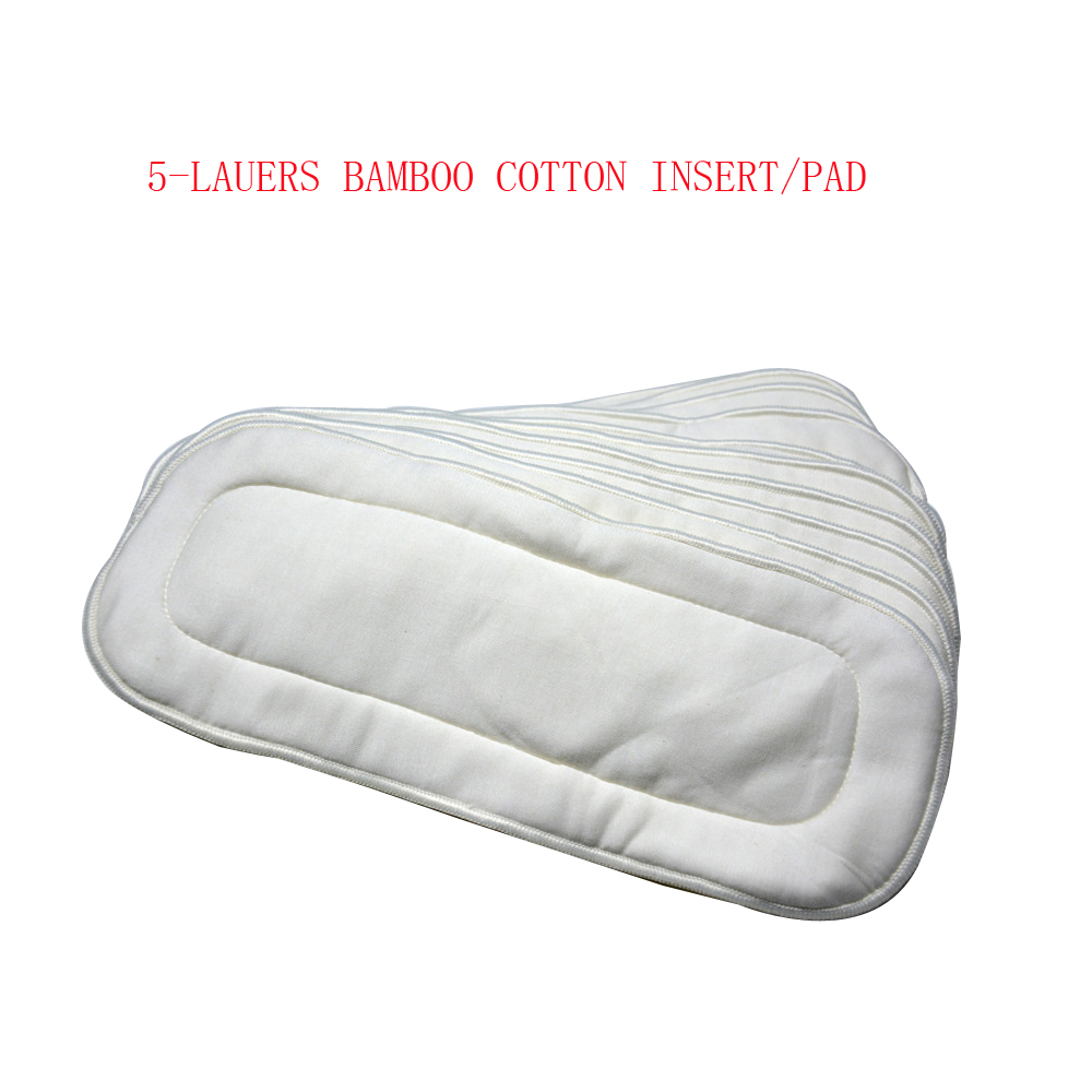 Cloth Diaper Insert - (5 stücke Viel) Organische Bambus Baumwolle