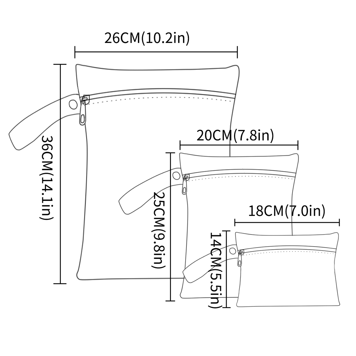 3 Teile/s Verschiedene Größe W – Cloth Diaper Insert Bewertung und Preis